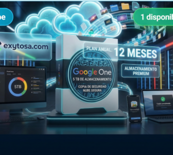 Google One 5TB x 12 Meses