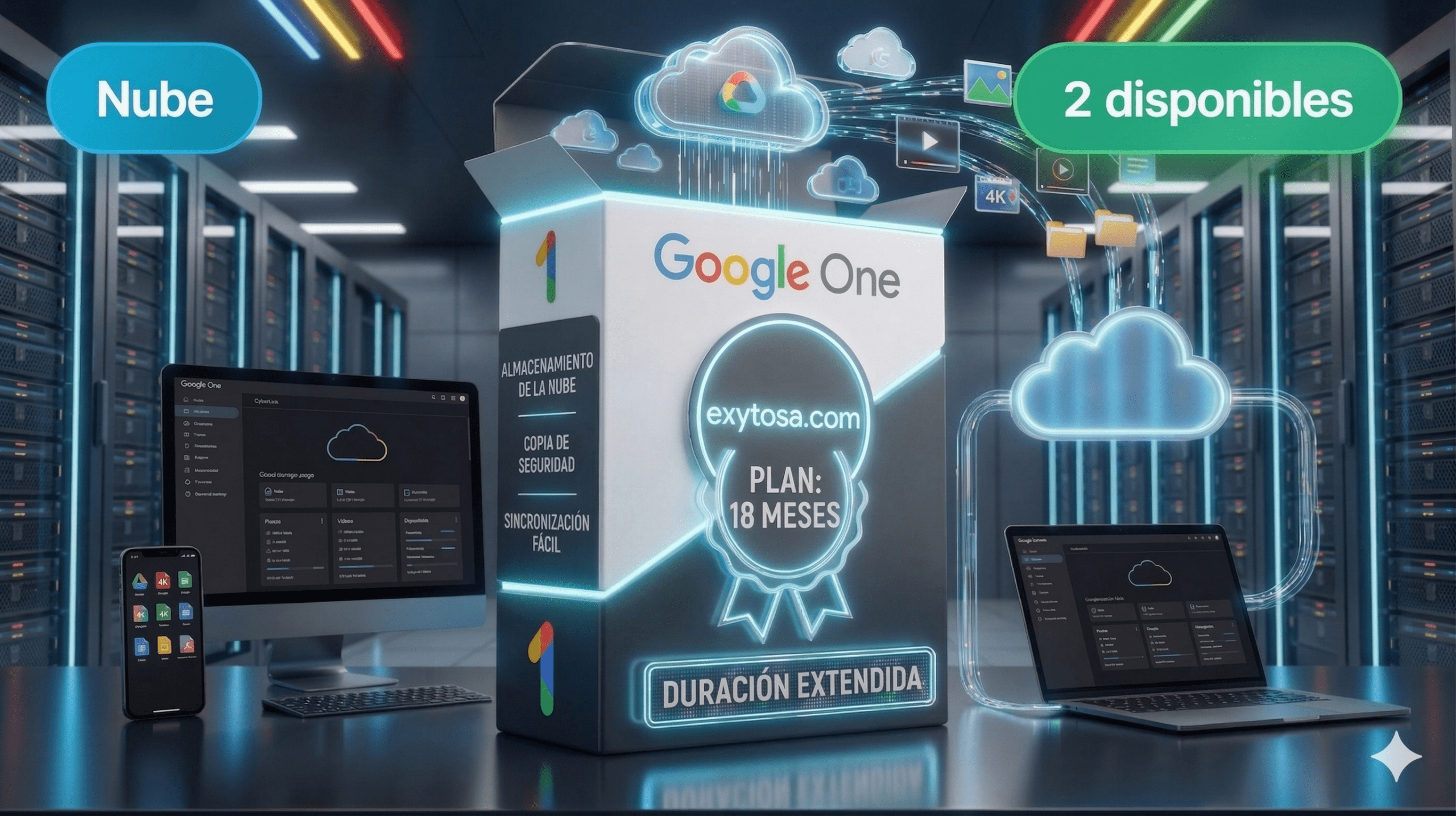 Google One 5TB x 18 Meses